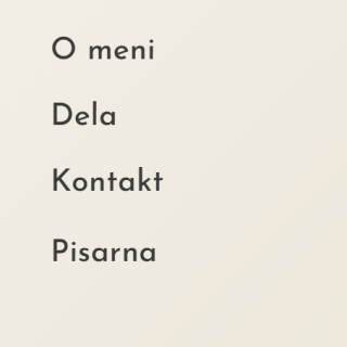 Custom full-screen navigation menu implemented via code module